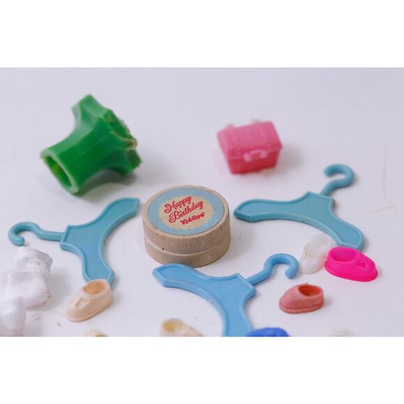 1960s Liddle Kiddles Doll Accessory Lot, Hangers, Shoes, Mattel, ~ 250929-WH 766 - Picture 3 of 5